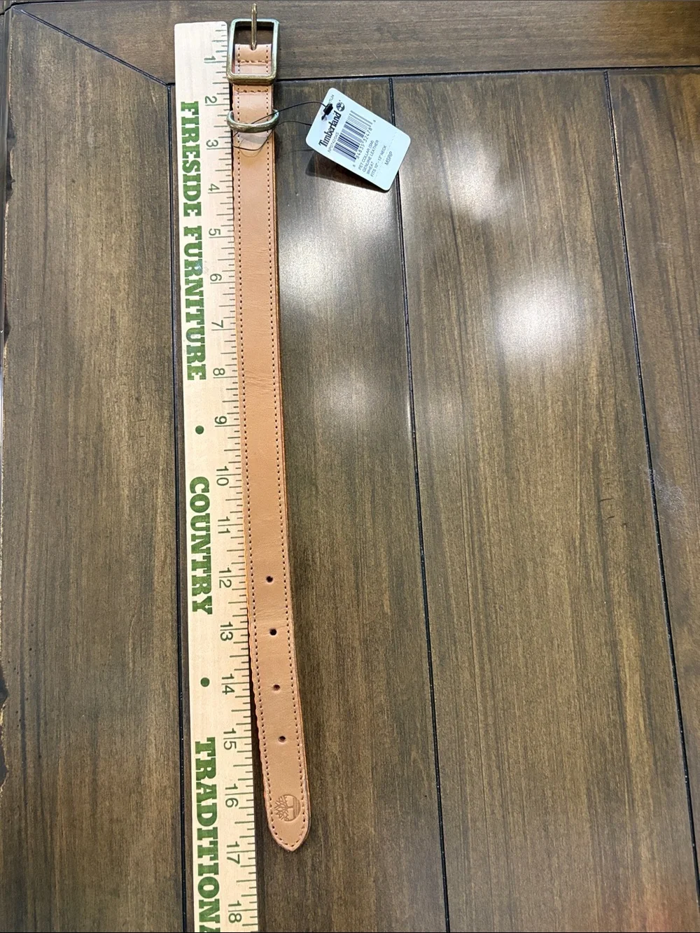 New Timberland Leather Dog Collar